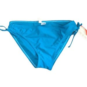 NWT Tropical Honey Blue Bikini Bottoms